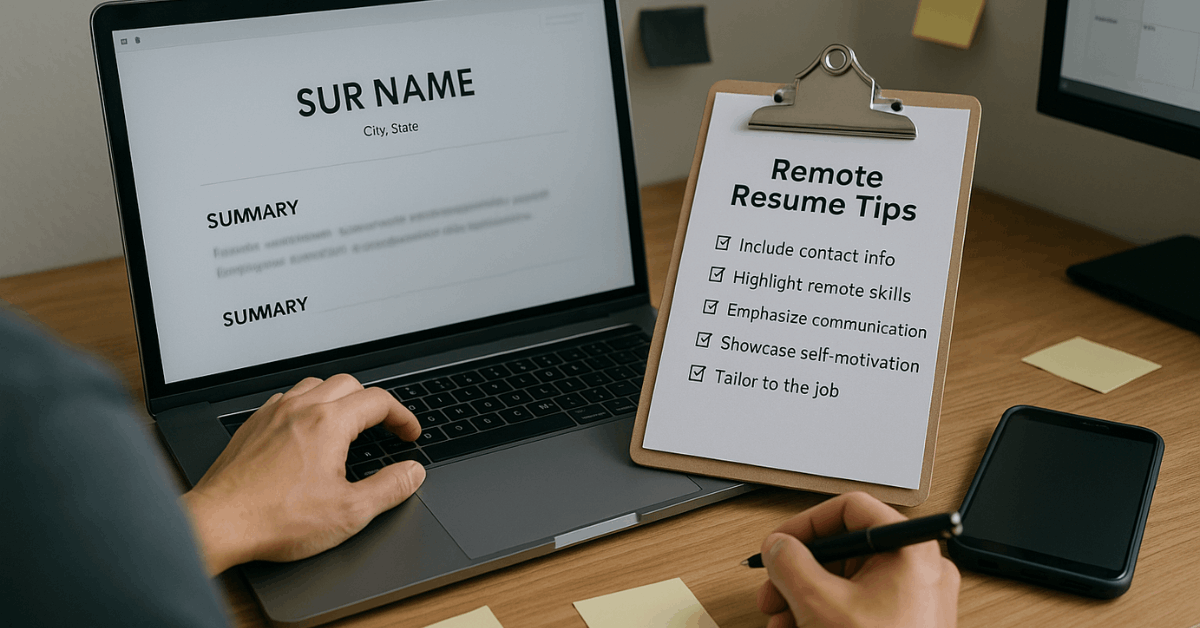How to Build a Professional Resume That Gets You Hired for Remote Jobs